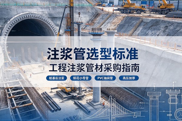 莱阳注浆管选型标准